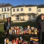 Food bank at Rookwood Private School, Hampshire, Andover.