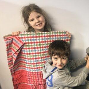 Two pupils from Rookwood School, Hampshire. A private infant school.