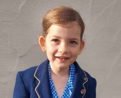 Chloe in Year 1 of Rookwood Private Primary School.