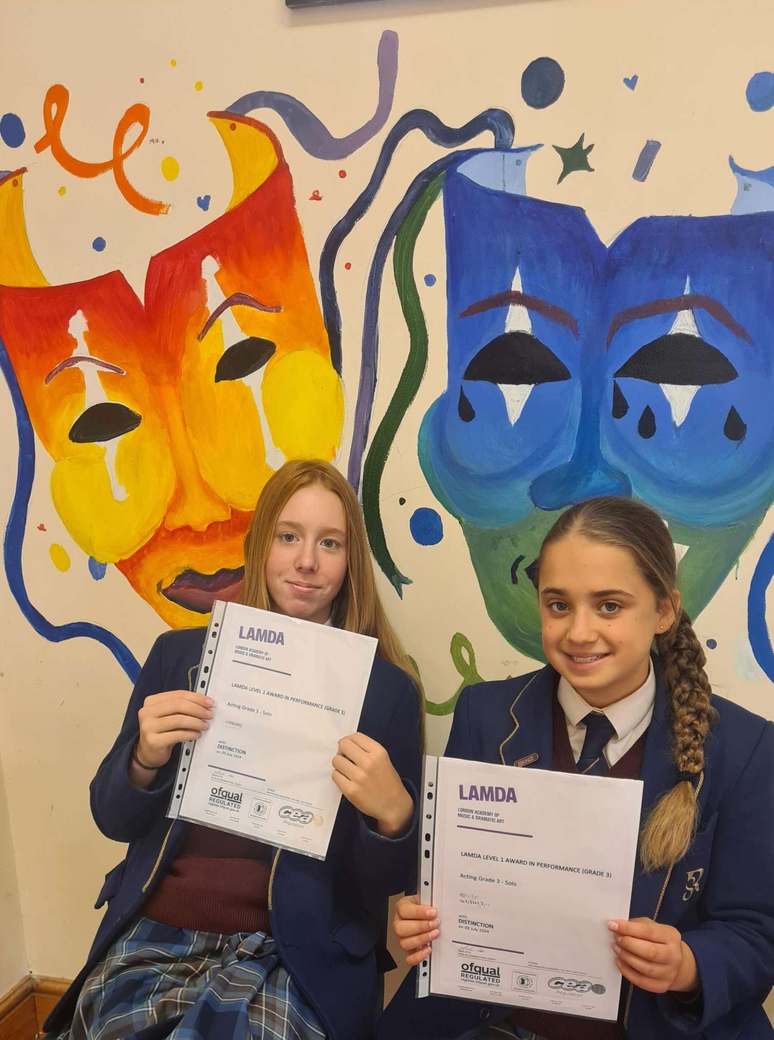 Pupils with LAMDA certificates