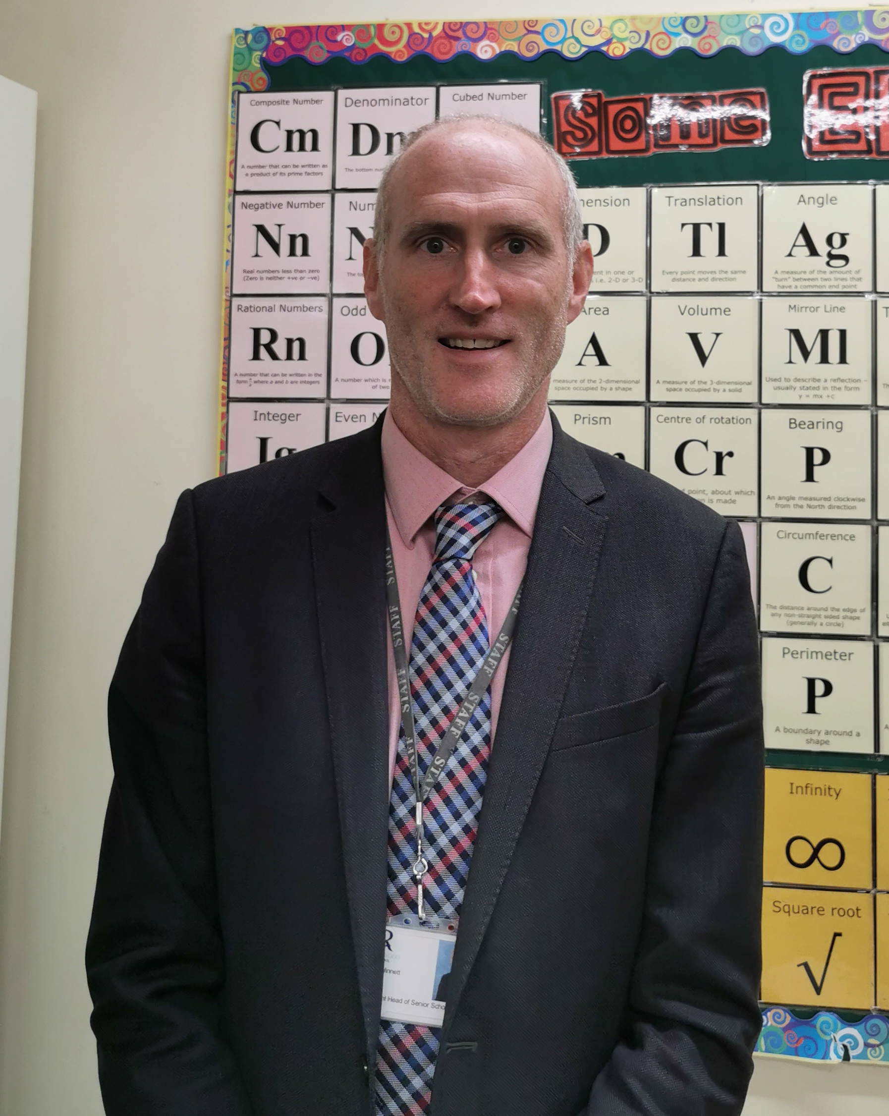 Mr Winnett, Senior School Assistant Head and Maths Teacher.