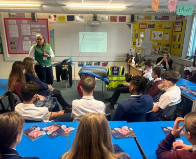 Students in a classroom