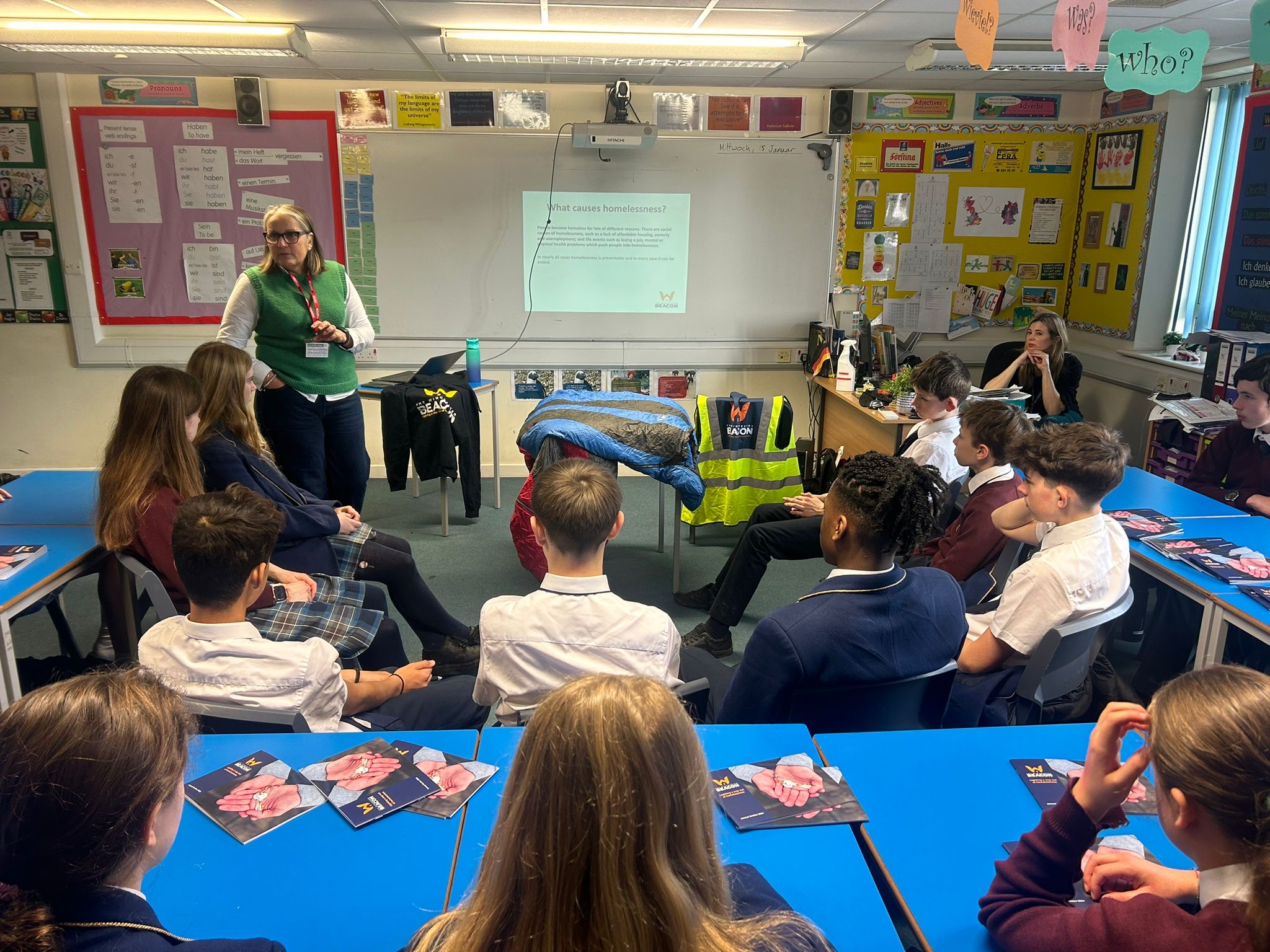 Students in a classroom