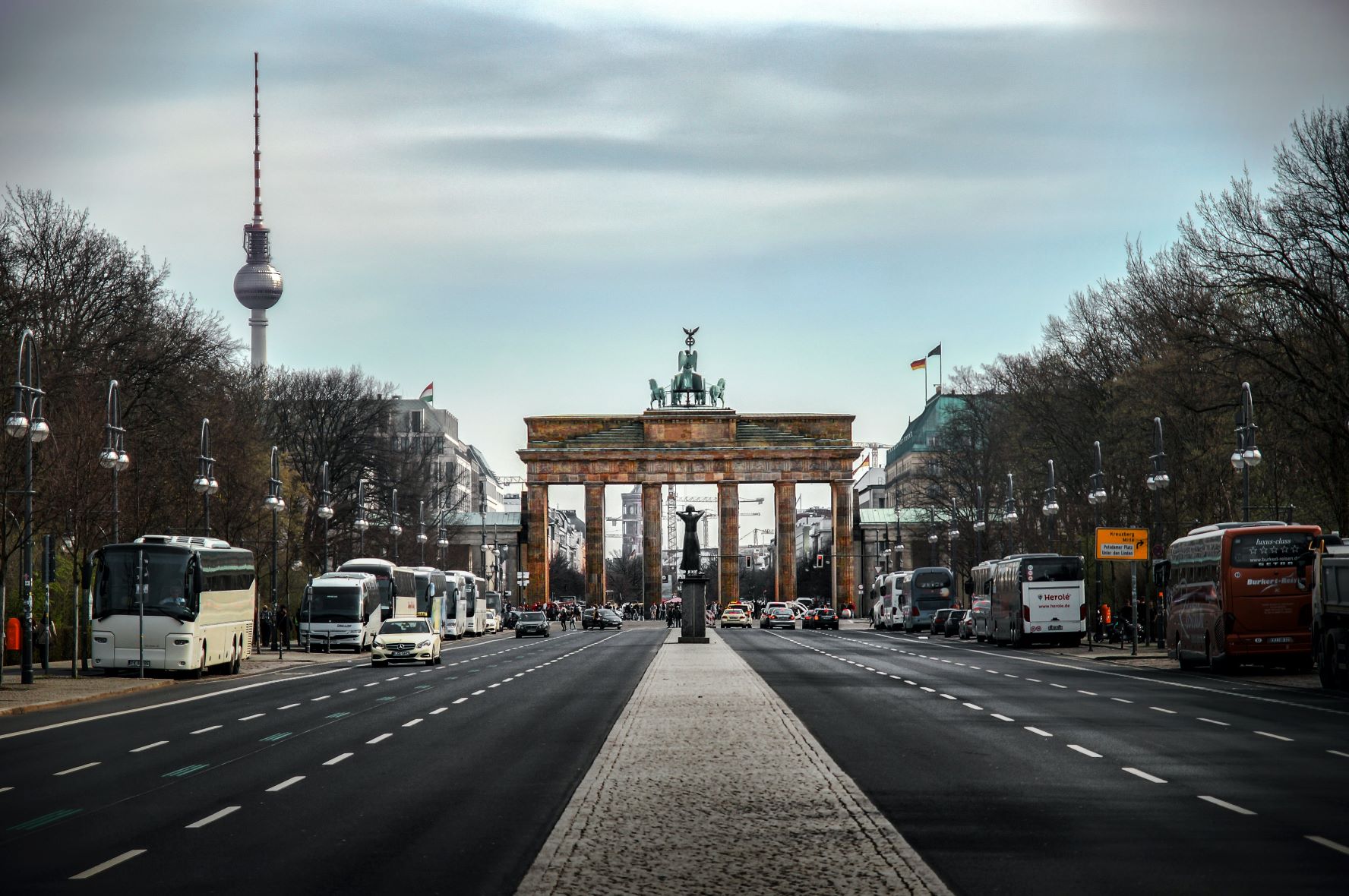 Bradenburg gate in Germany.